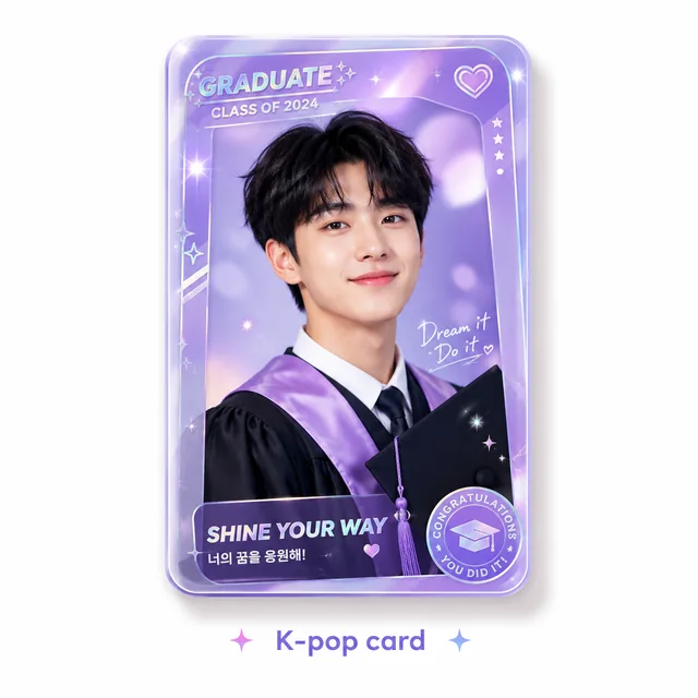 Ejemplo estilo K-pop card